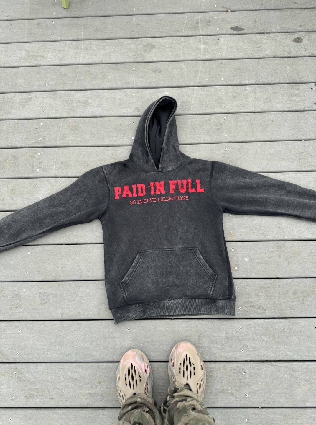 So In Love Dark Grey Hoodie