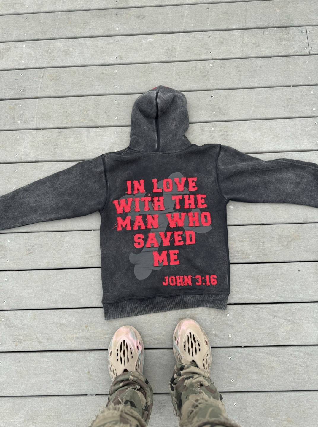 So In Love Dark Grey Hoodie