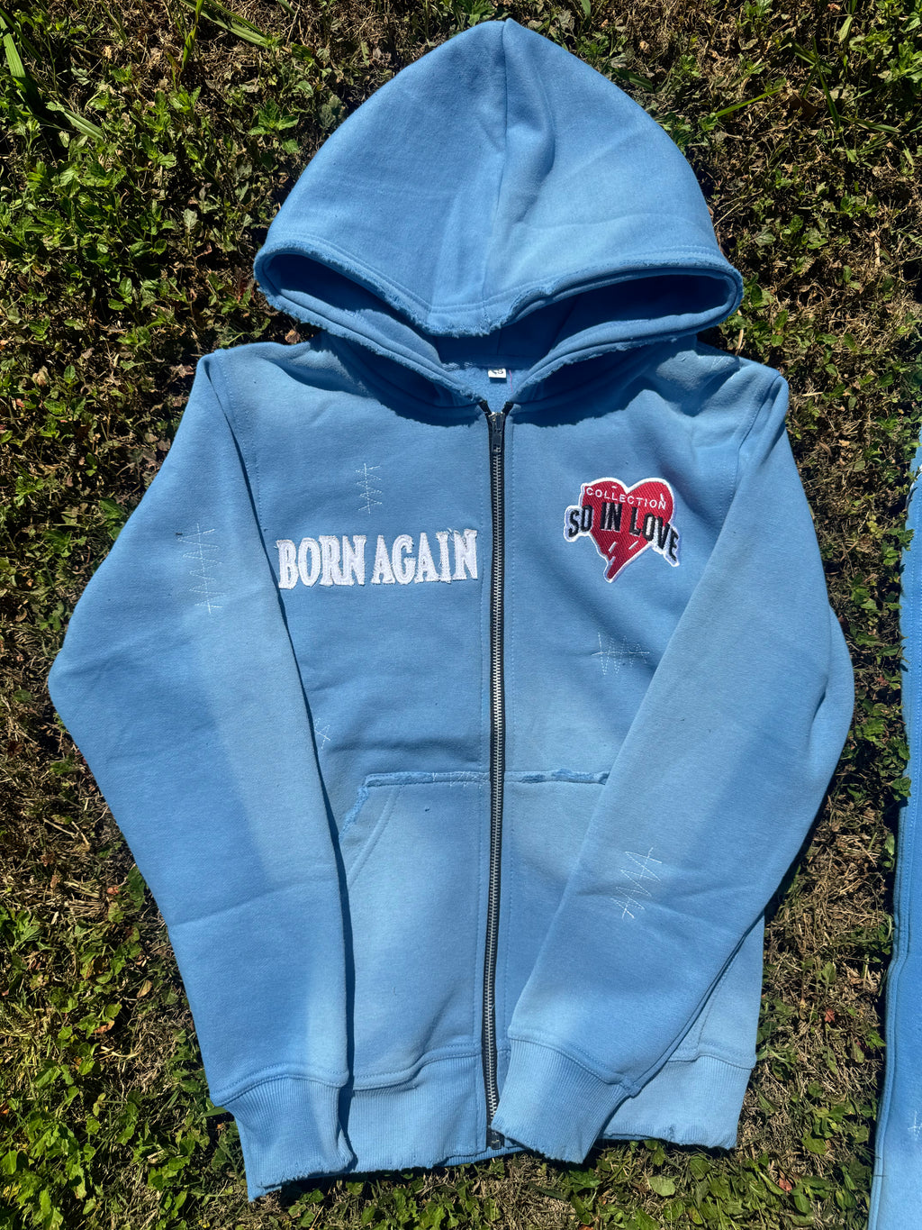 Blue Born again set
